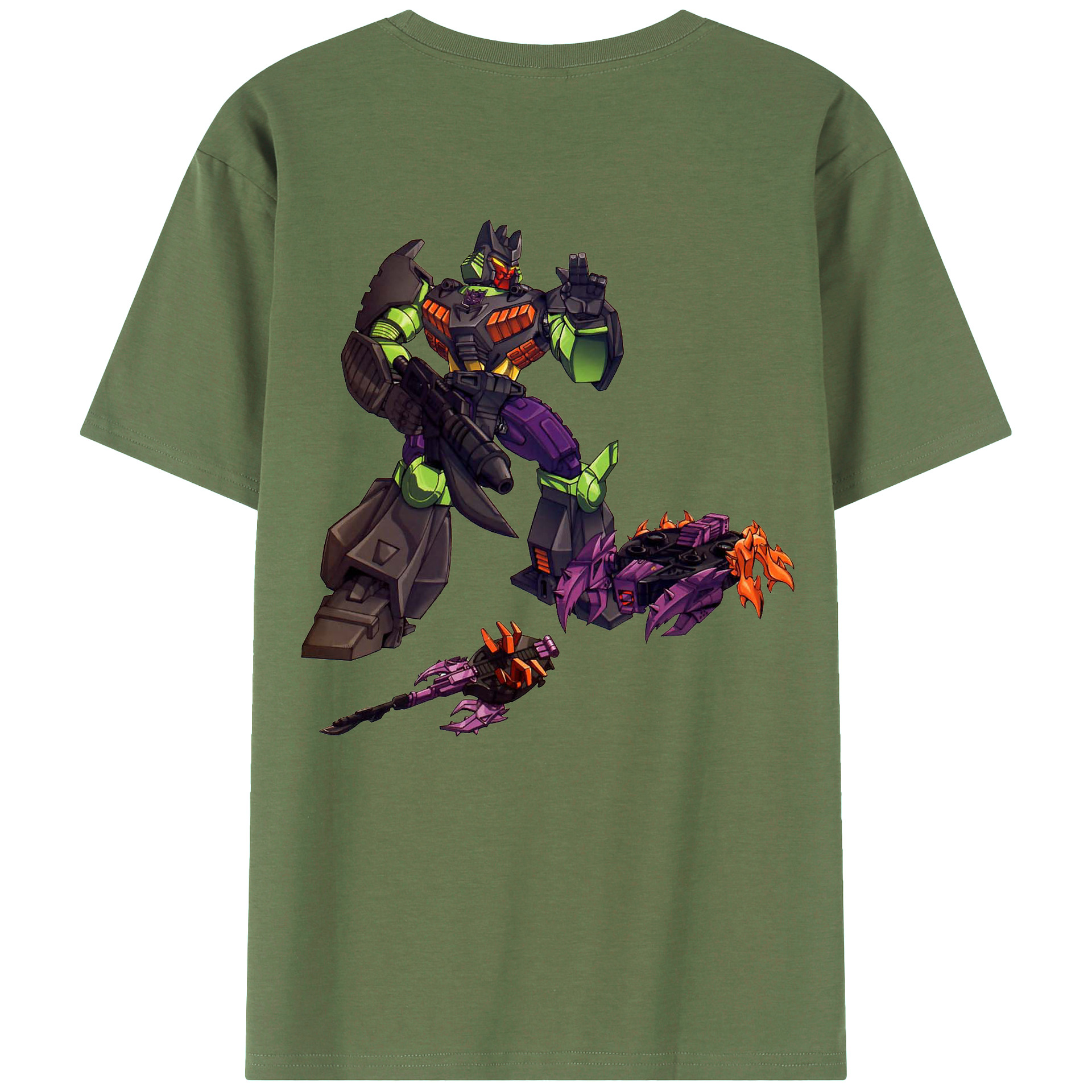 （画像用）  綿100％ メンズ半袖Tシャツ（バックプリント） 通気性